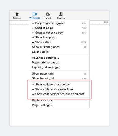Toggling live presence