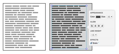 Blokk like support in Moqups